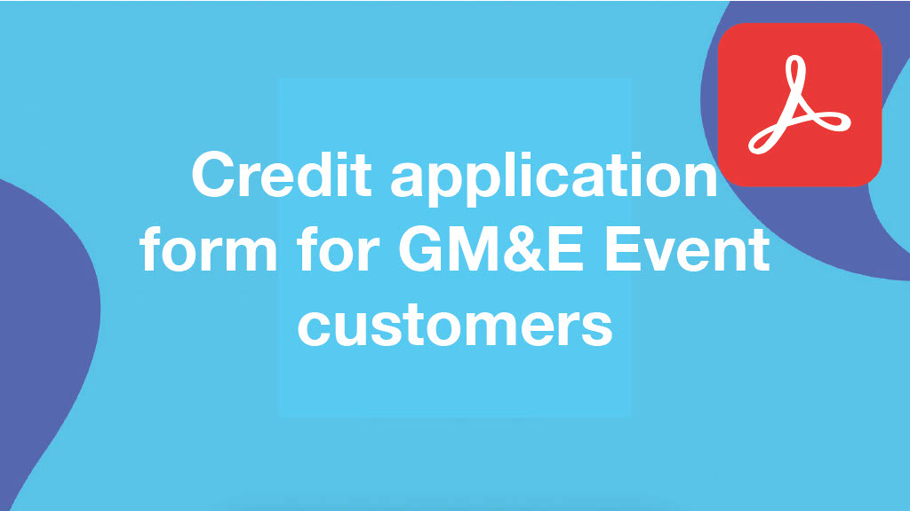 GM&E Credit Application SOP