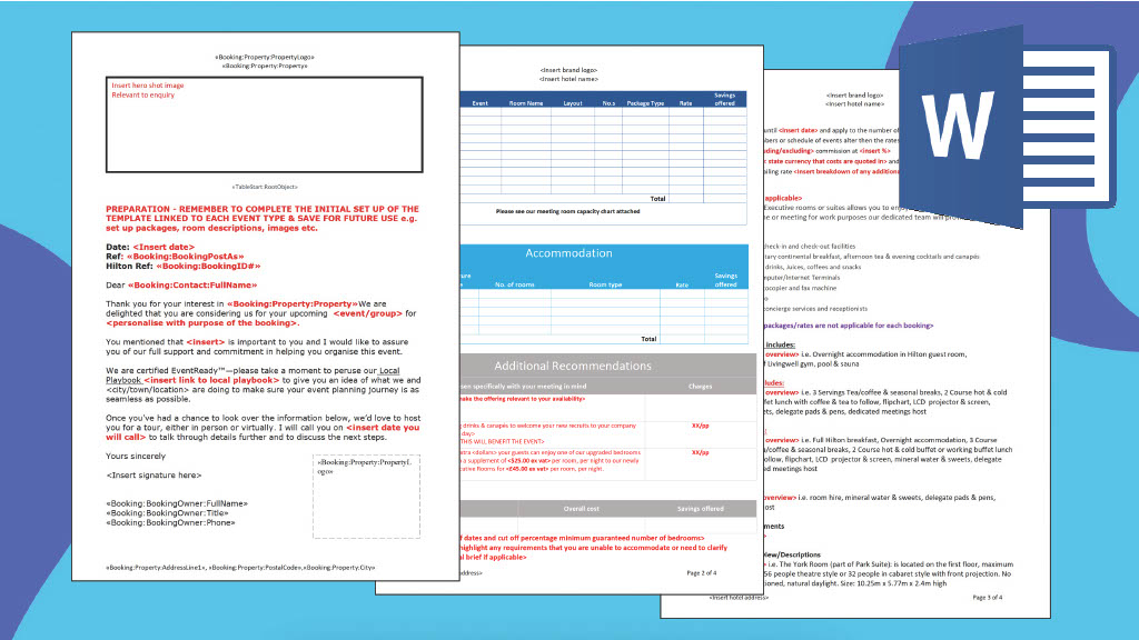 Word Proposal Templates