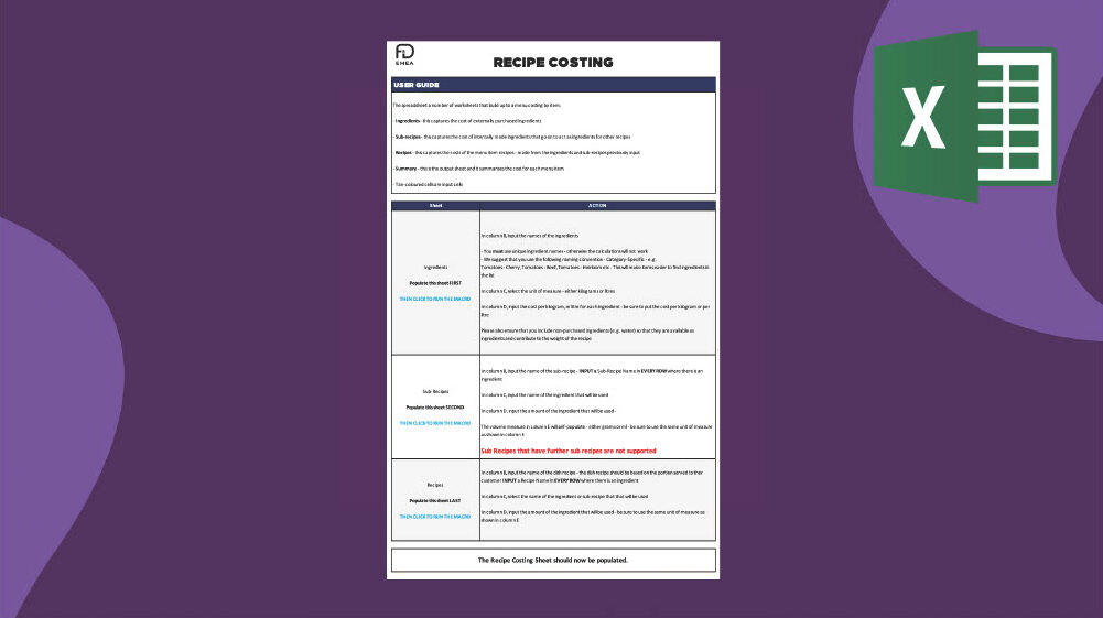 Recipe Costing Tool