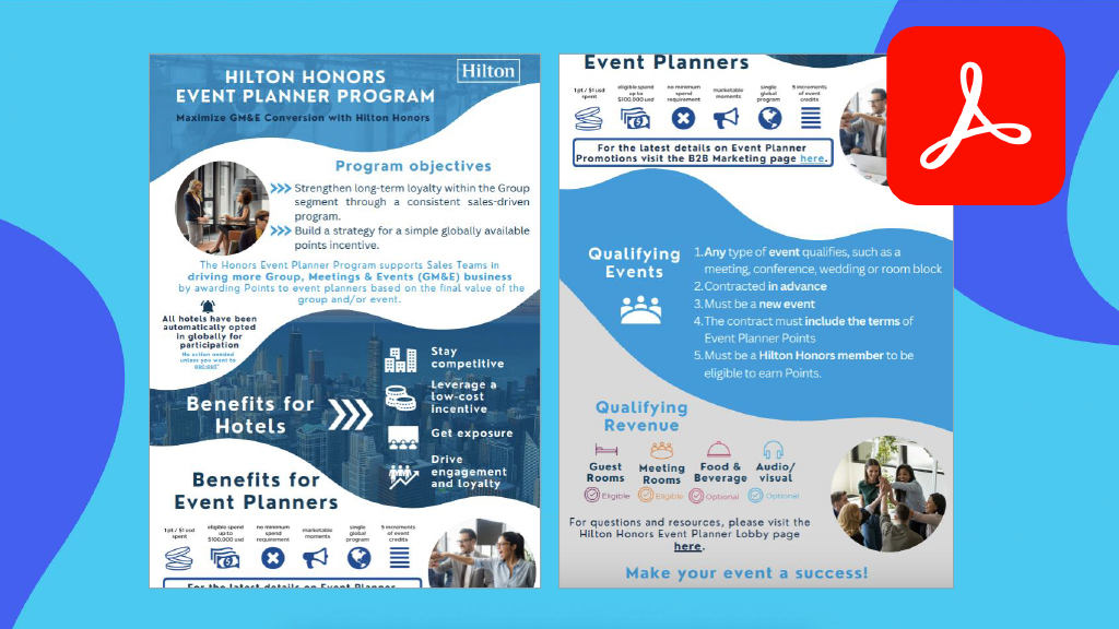 Hilton Honours Event Planner Program