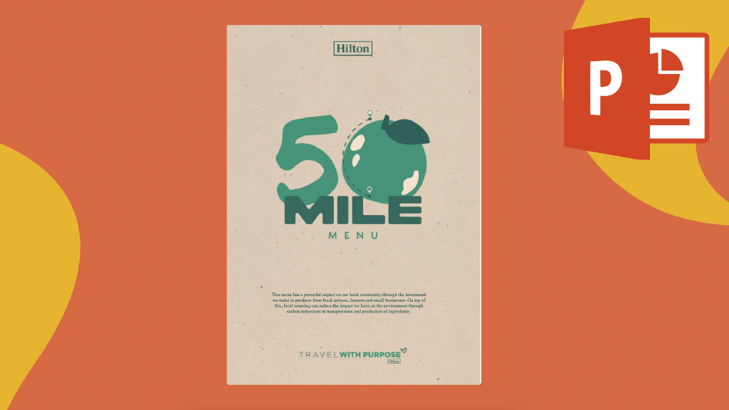 Hilton’s 50 Mile Menu